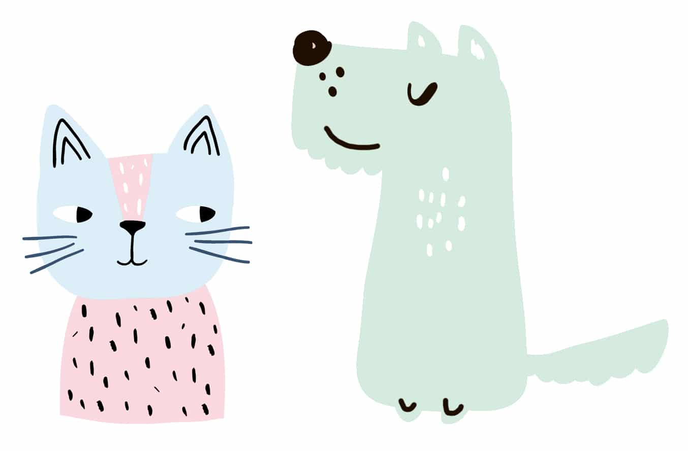 dog and cat icons